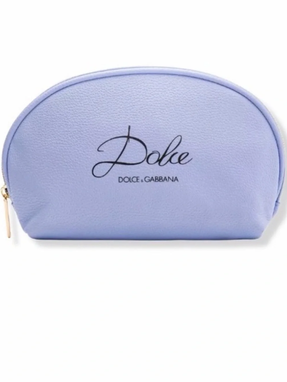 🌻 Dolce & Gabbana Lavender Logo Cosmetic Pouch New